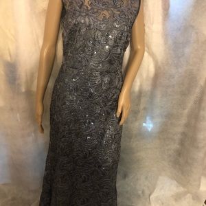 Gorgeous Betsy$Adam Gray lace dress